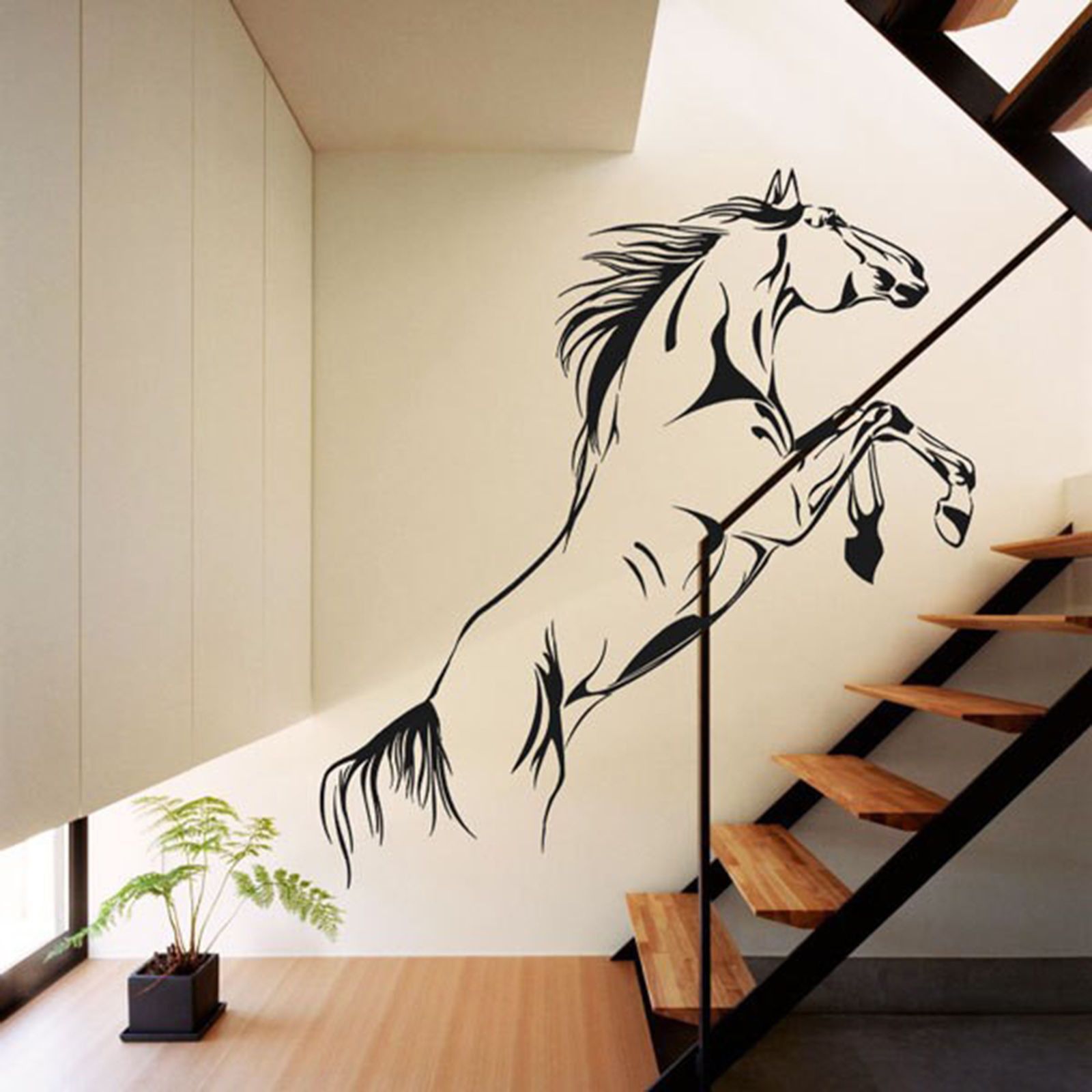 Horse Wall - Stairs Decal